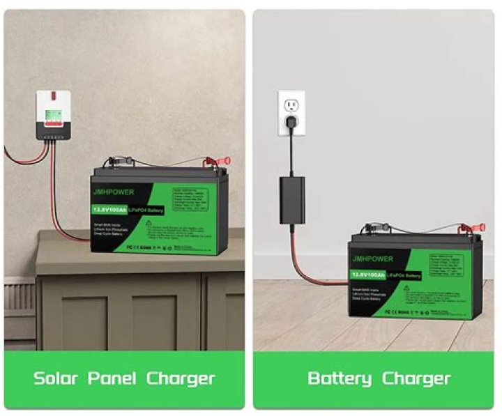 Can a chassis battery be charged while on shore power?