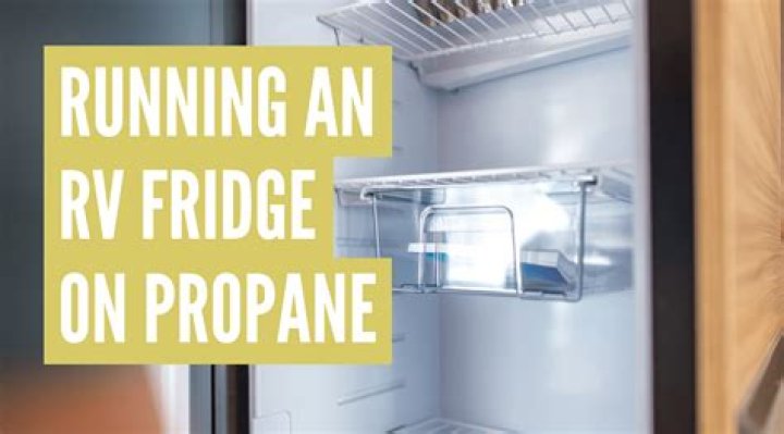 Can a fridge run off propane?
