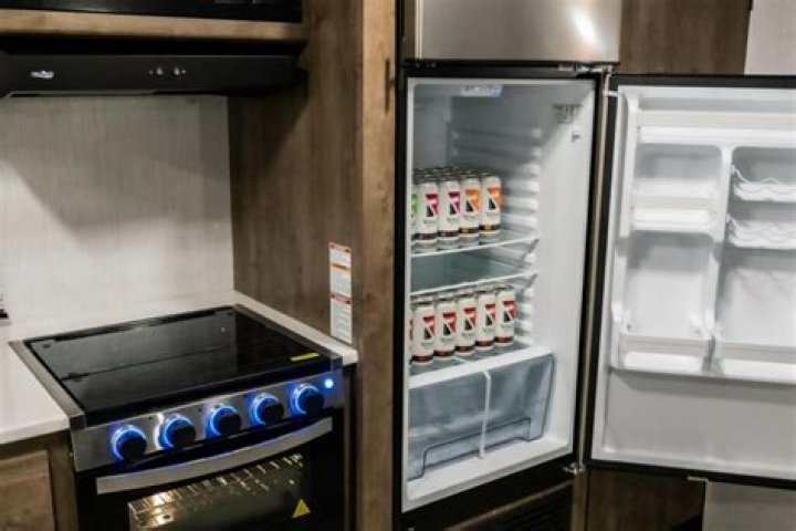 Can a refrigerator be run on propane while driving?