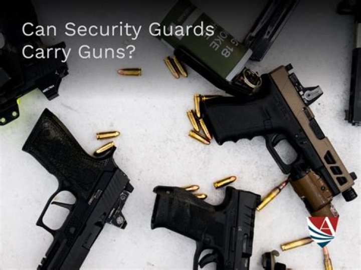 Can security guards carry rifles in Texas