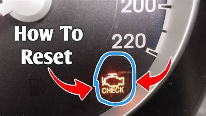 Can you reset your check engine light?