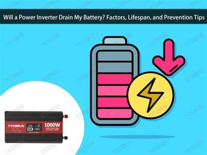 Does a converter drain battery?