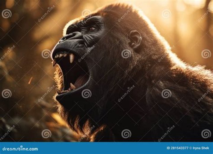 Does a gorilla roar