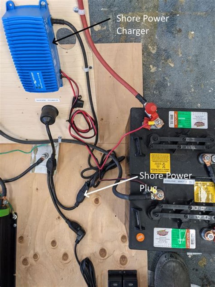 Does shore power charge coach batteries?