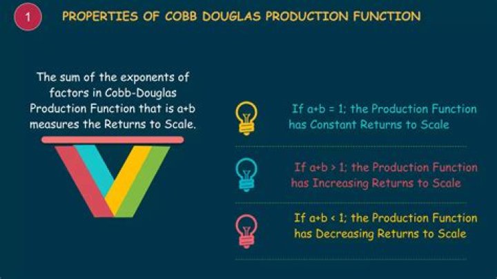 Does the Cobb Douglas production function have constant returns to scale
