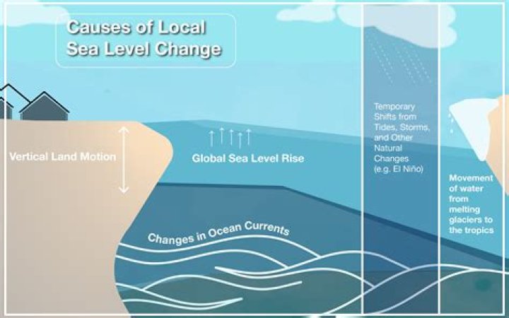 How are coastlines affected by eustatic sea level change