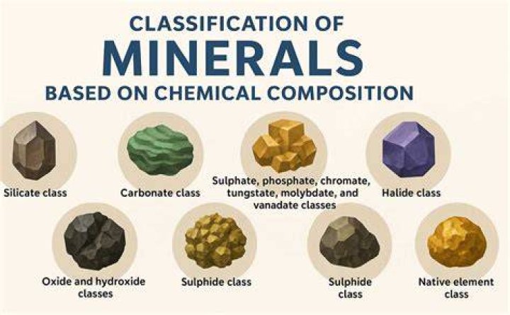 How are minerals different than compounds