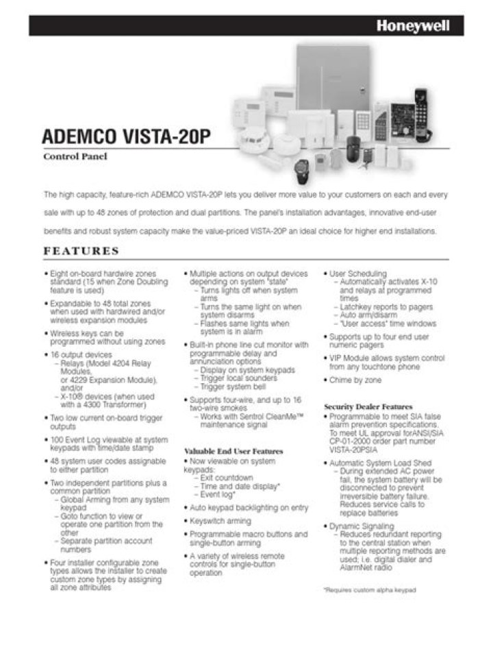How do I program my Ademco Vista 20p