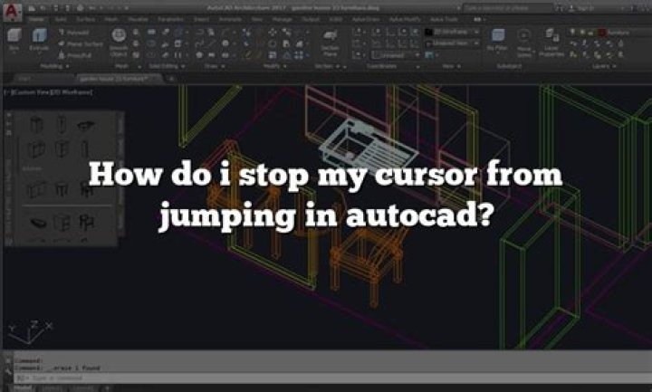 How do I stop my cursor from jumping in AutoCAD