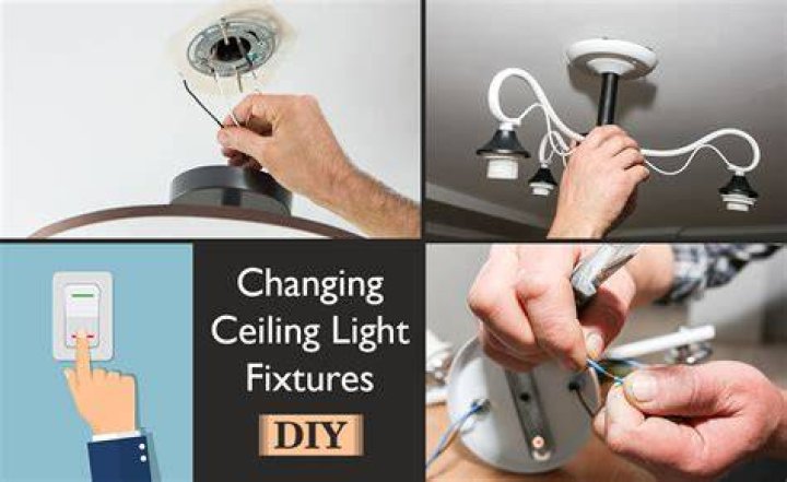 How do you change a ceiling light socket?