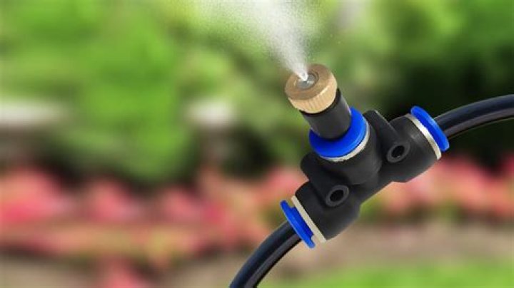 How do you clean misting system nozzles