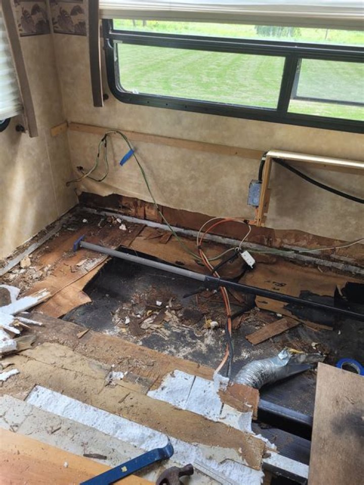 How do you fix an RV rotten floor?