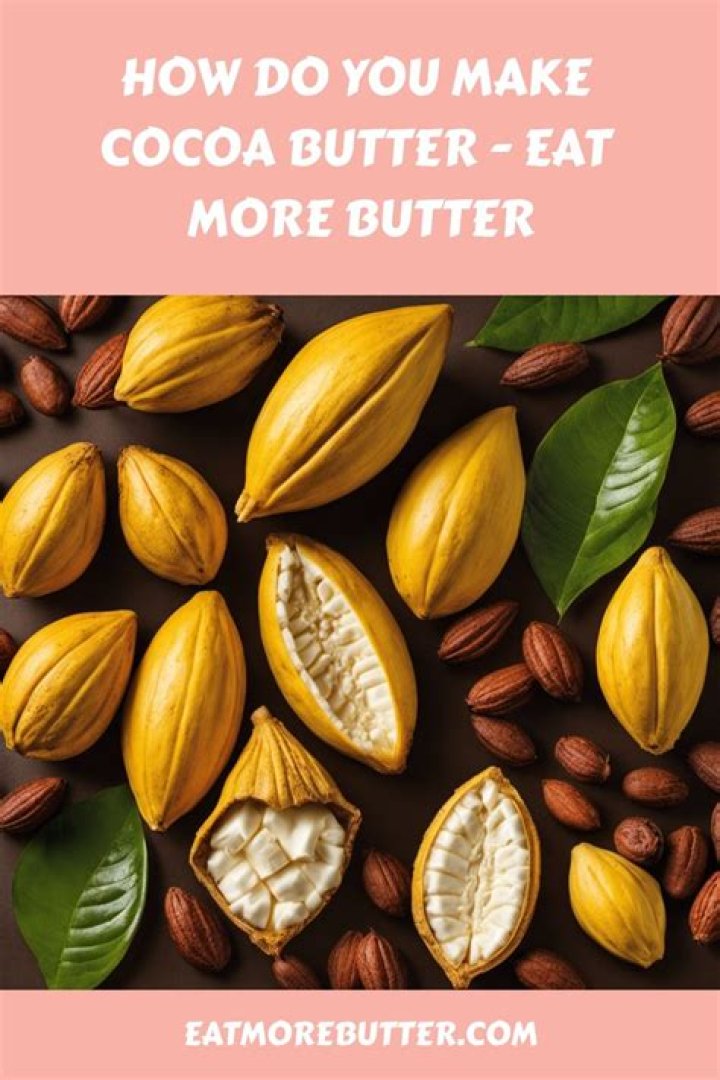 How do you make cocoa butter soft