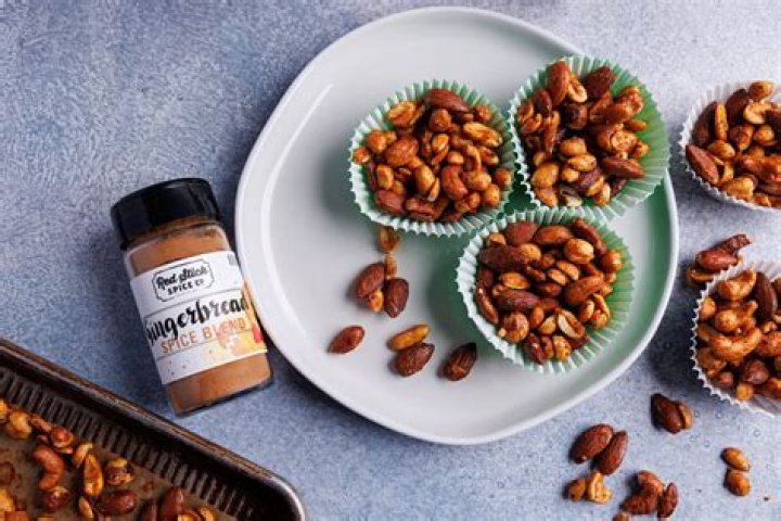 How do you make spice stick to nuts?