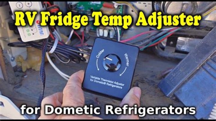 How do you reset a Dometic RV refrigerator?
