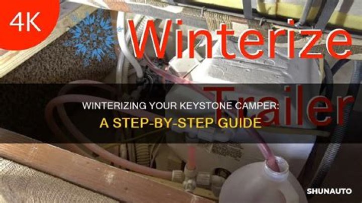 How do you winterize a Keystone?