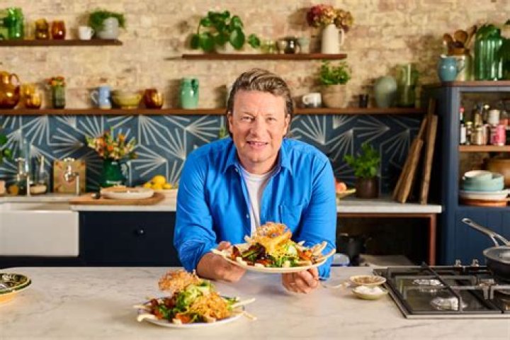 How does Jamie Oliver make lemon chicken?
