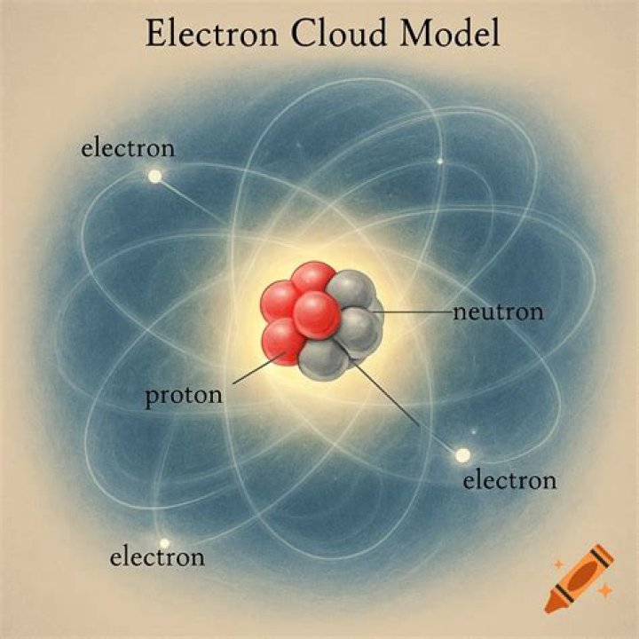 How does the electron cloud model work