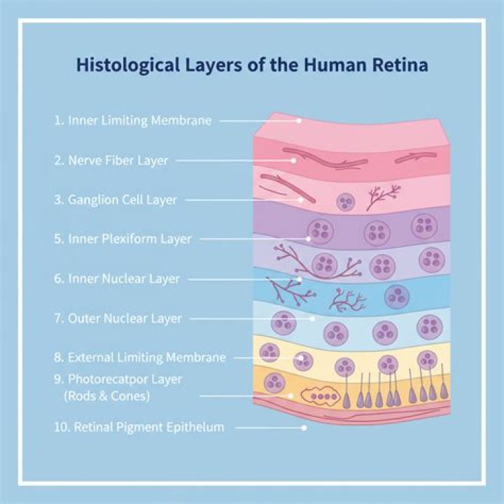 How many layers does the retina have