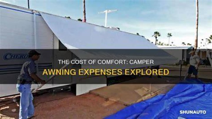 How much does a camper awning cost