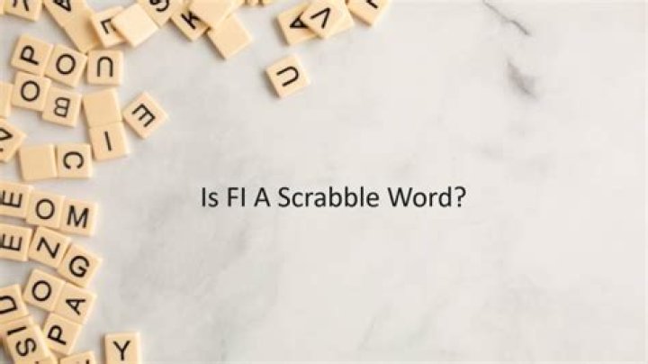 Is fi a Scrabble word