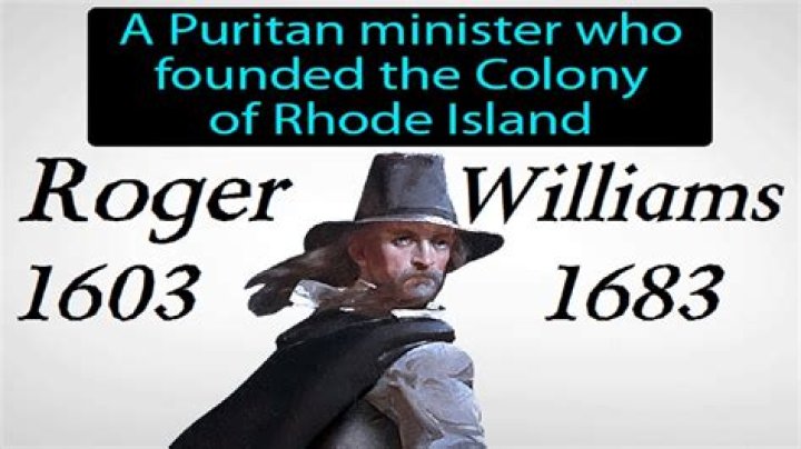 Was Roger Williams a colonist