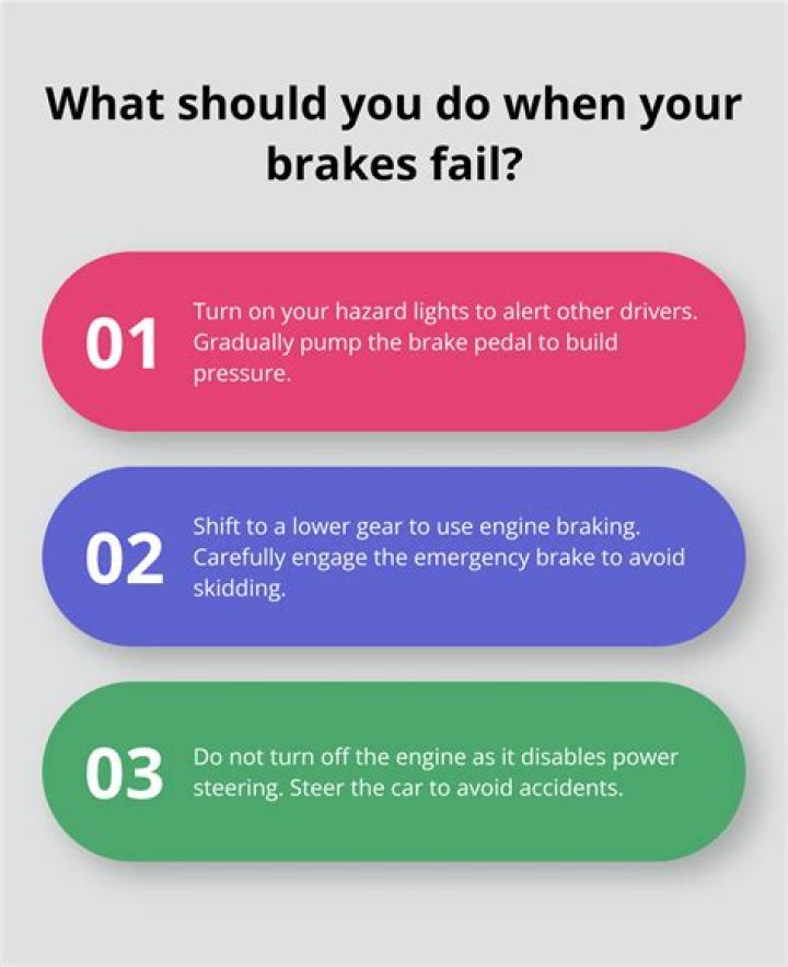 What causes emergency brake to not work?