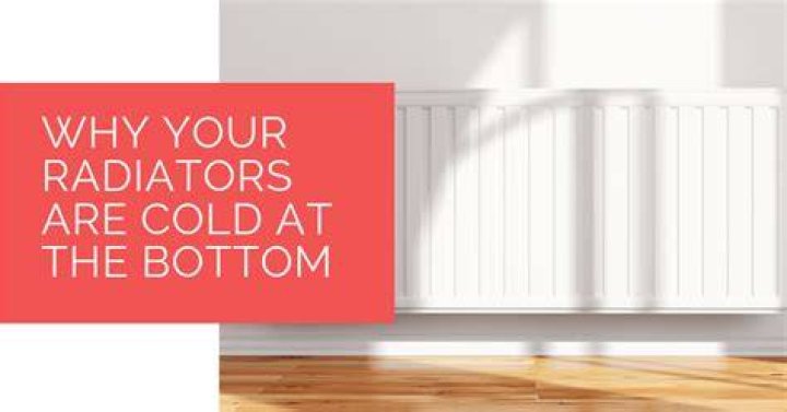 What does it mean when radiators are cold at the bottom