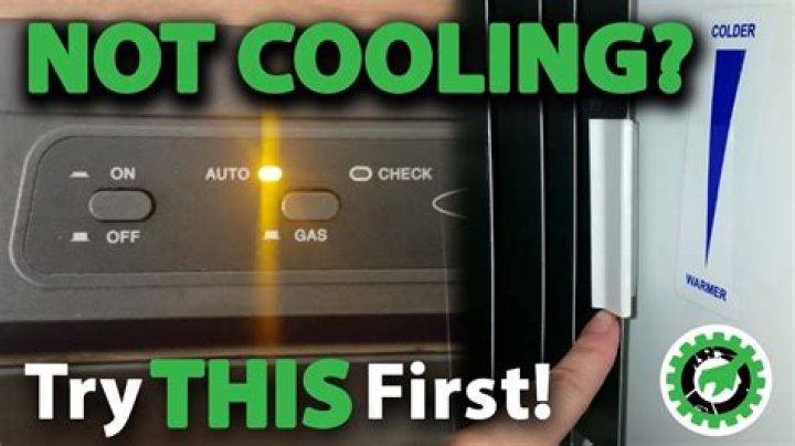 What does Lo DC mean on RV fridge?
