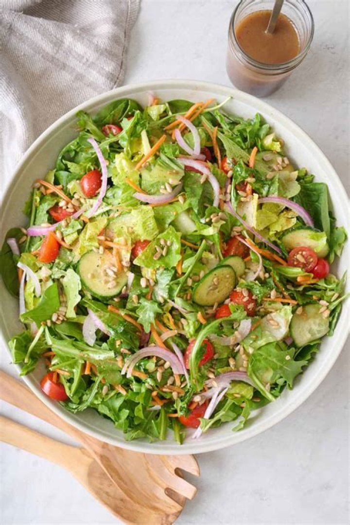 What does salad consist of?