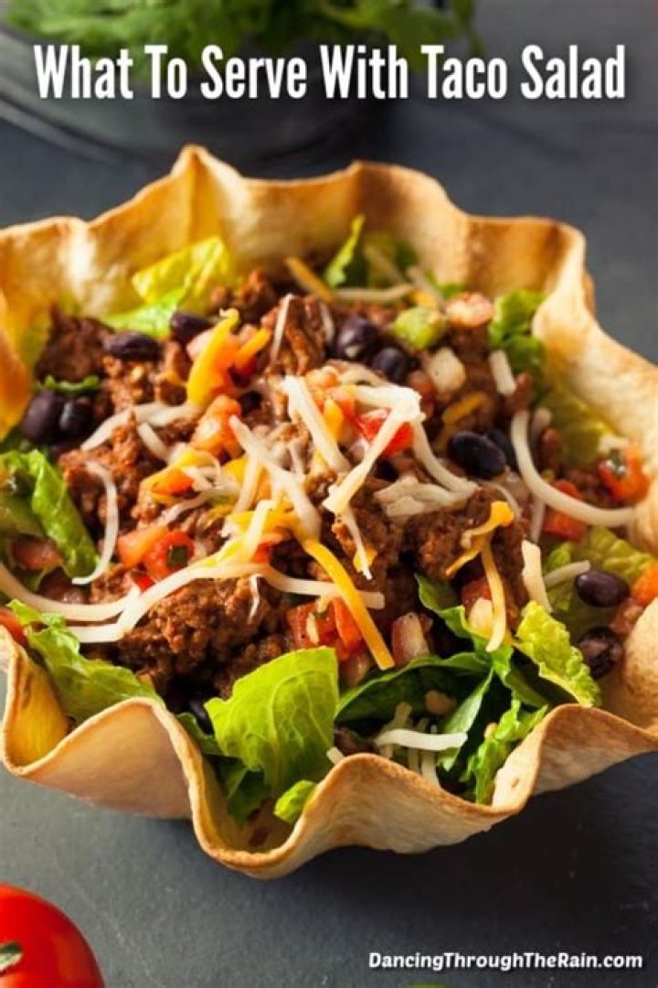 What goes with a taco salad?