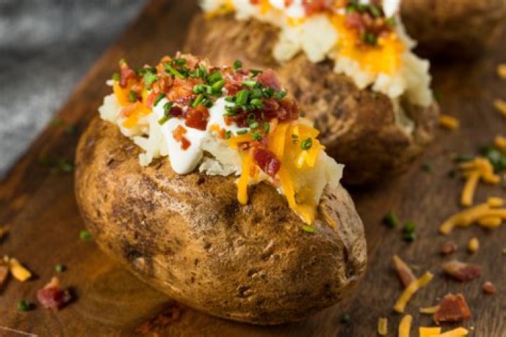 What is a baked potato done?