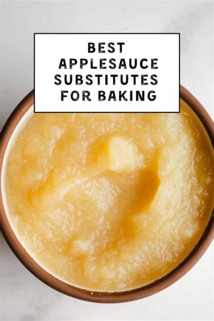What is a good substitute for applesauce?