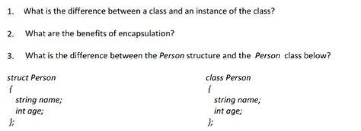 What is the difference between a class and an instance of the class