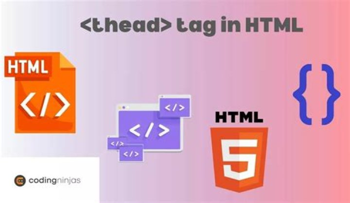 What is thead tag in HTML