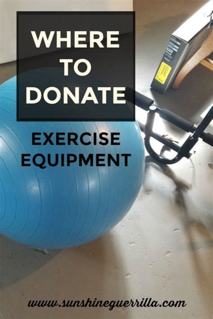 Where can I donate used exercise equipment