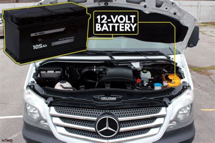 Where is sprinter battery located?