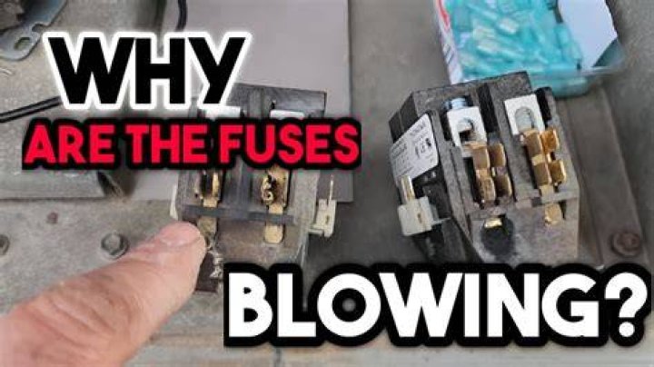 Why does my awning fuse keep blowing?