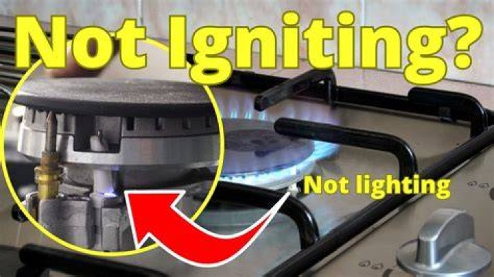 Why does my gas range burner not light up?