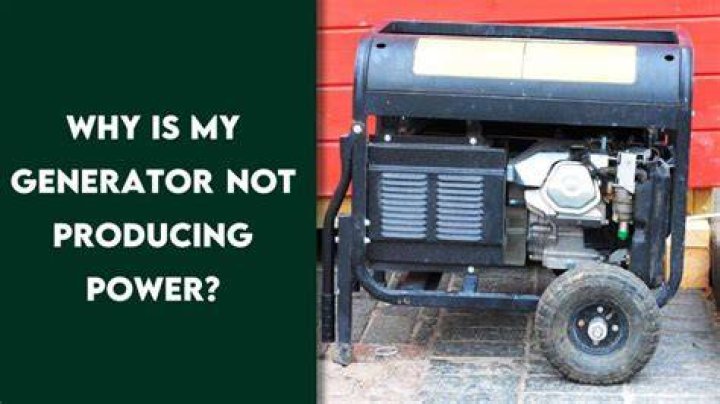 Why is my generator not working?