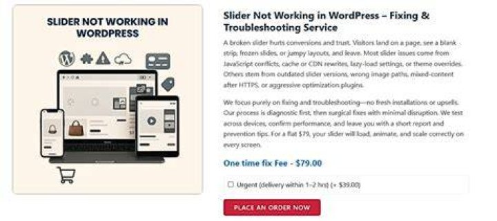 Why is my slider not working?