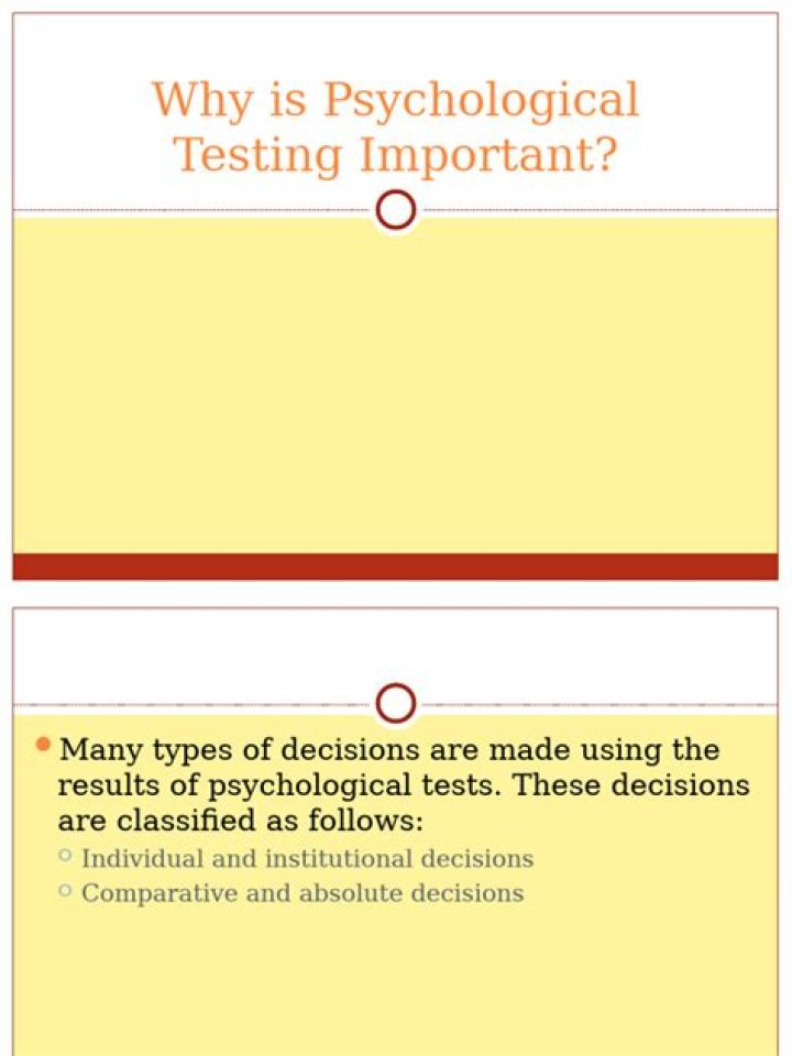Why is psychological testing important