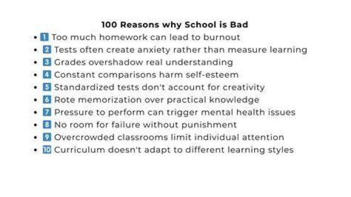 Why is school bad for you